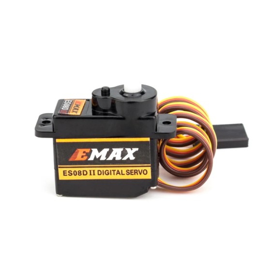 Hot Sales EMAX ES08D II 8.6g Mini Plastic Gear Digital Servo 2.0kg/ 0.10 Sec for RC Models UAV Robot Plane Car